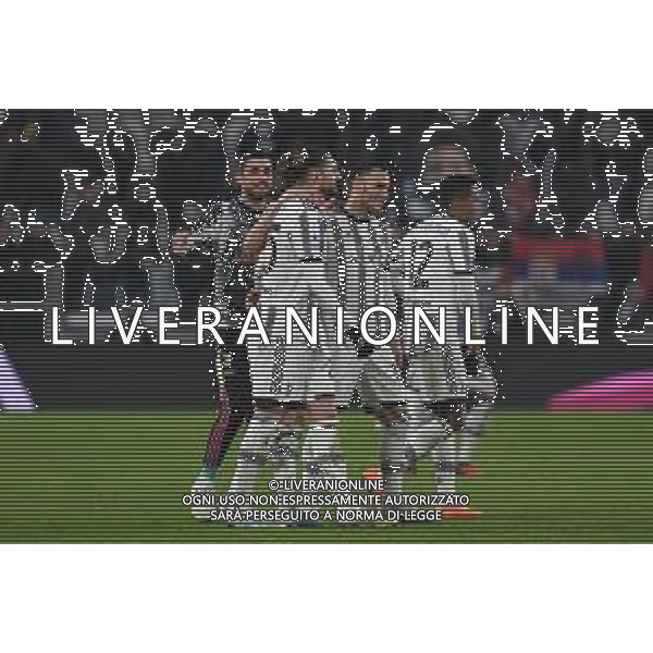 Torino 12.02.2023 Allianz Stadium ©Manuela Viganti/Agenzia Aldo Liverani Juventus vs Fiorentina Campionato Calcio Serie A TIM 2022/2023 22a giornata Nella foto: festa juventus a fine gara ©Viganti / AGENZIA ALDO LIVERANI SAS