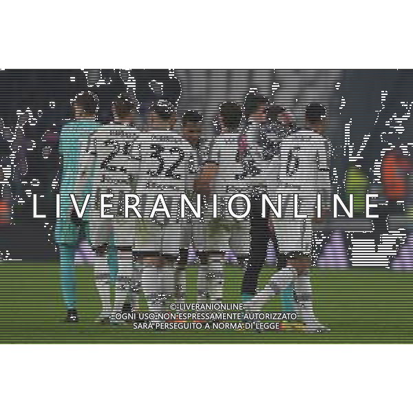Torino 12.02.2023 Allianz Stadium ©Manuela Viganti/Agenzia Aldo Liverani Juventus vs Fiorentina Campionato Calcio Serie A TIM 2022/2023 22a giornata Nella foto: festa juventus a fine gara ©Viganti / AGENZIA ALDO LIVERANI SAS