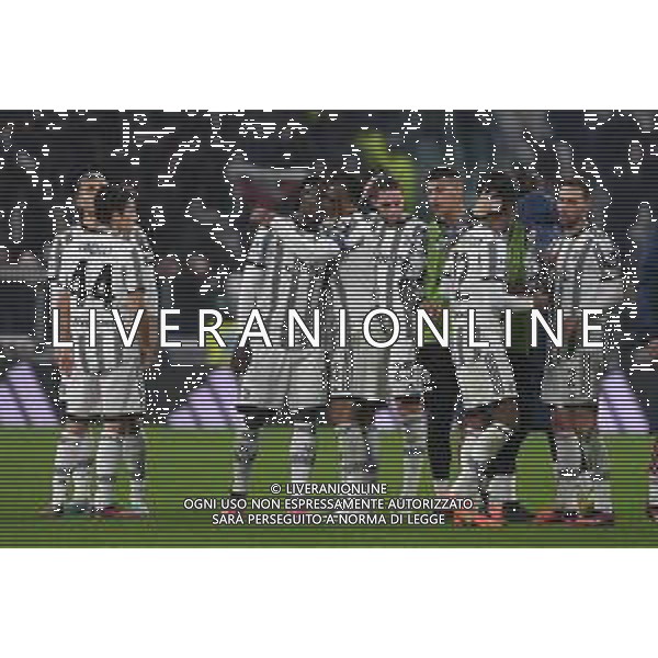 Torino 12.02.2023 Allianz Stadium ©Manuela Viganti/Agenzia Aldo Liverani Juventus vs Fiorentina Campionato Calcio Serie A TIM 2022/2023 22a giornata Nella foto: festa juventus a fine gara ©Viganti / AGENZIA ALDO LIVERANI SAS