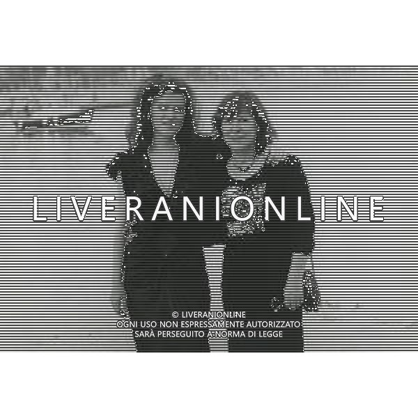 RETROSPETTIVA MARGARETHE VON TROTTA REGISTA NELLA FOTO MARGARETHE VON TROTTA A CANNES NELL\'ANNO 1986 CON BARBARA SUKOVA AG ALDO LIVERANI SAS