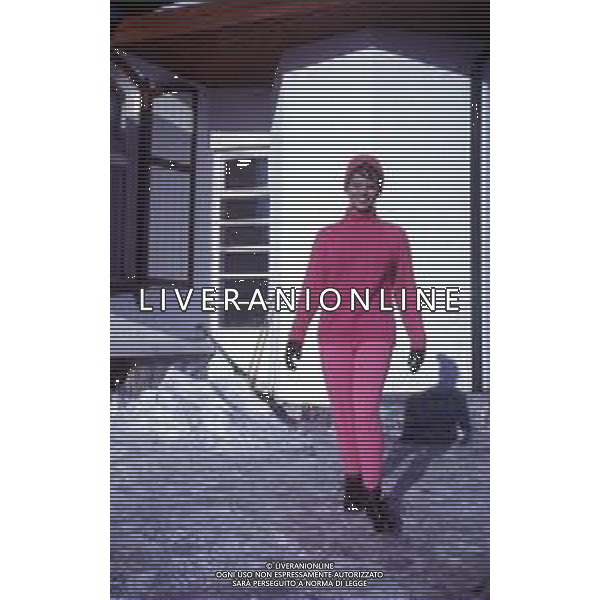 ARCHIVIO GIOVANNI LIVERANI RETROSPETTIVA CLAUDIA CARDINALE ATTRICE Nella foto NELL\'ANNO 1967 A CORTINA D\'AMPEZZO AG ALDO LIVERANI SAS