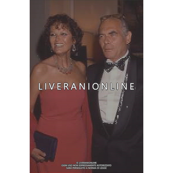 ARCHIVIO GIOVANNI LIVERANI RETROSPETTIVA CLAUDIA CARDINALE ATTRICE Nella foto CON IL MARITO PASQUALE SQUITIERI NELL\'ANNO 1989 AG ALDO LIVERANI SAS