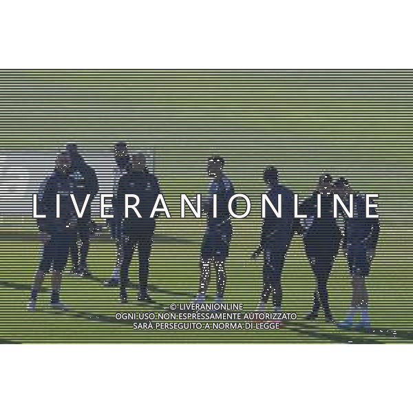 TVMV-Torino 15.02.2023 Continassa © Manuela Viganti/Agenzia Aldo Liverani Allenamento rifinitura Europa League 2022/2023 Juventus vs Nantes Nella foto: massimiliano allegri e leonardo bonucci ©Viganti / AGENZIA ALDO LIVERANI SAS