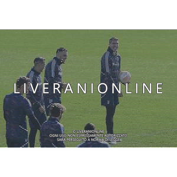 TVMV-Torino 15.02.2023 Continassa © Manuela Viganti/Agenzia Aldo Liverani Allenamento rifinitura Europa League 2022/2023 Juventus vs Nantes Nella foto: filip kostic e dusan vlahovic ©Viganti / AGENZIA ALDO LIVERANI SAS