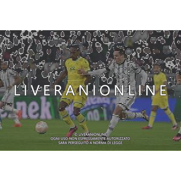 Torino 16.02.2023 Stadio Allianz Stadium ©Manuela Viganti/Agenzia Aldo Liverani Juventus vs Nantes Europa League 2022/2023 Spareggio Andata Nella foto: federico chiesa e samuel moutoussamy ©Viganti / AGENZIA ALDO LIVERANI SAS
