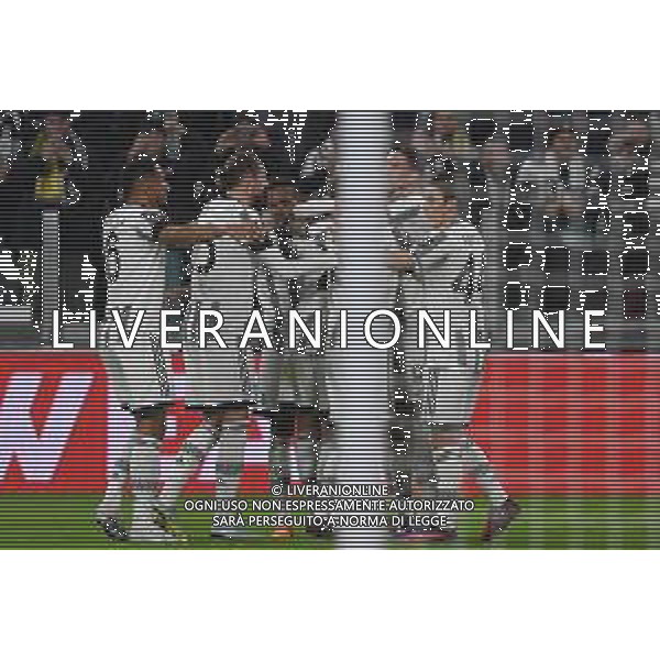Torino 16.02.2023 Stadio Allianz Stadium ©Manuela Viganti/Agenzia Aldo Liverani Juventus vs Nantes Europa League 2022/2023 Spareggio Andata Nella foto: esultanza juventus dopo il gol di dusan vlahovic ©Viganti / AGENZIA ALDO LIVERANI SAS