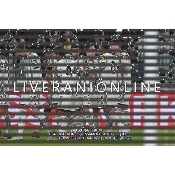 Torino 16.02.2023 Stadio Allianz Stadium ©Manuela Viganti/Agenzia Aldo Liverani Juventus vs Nantes Europa League 2022/2023 Spareggio Andata Nella foto: esultanza juventus dopo il gol di dusan vlahovic ©Viganti / AGENZIA ALDO LIVERANI SAS