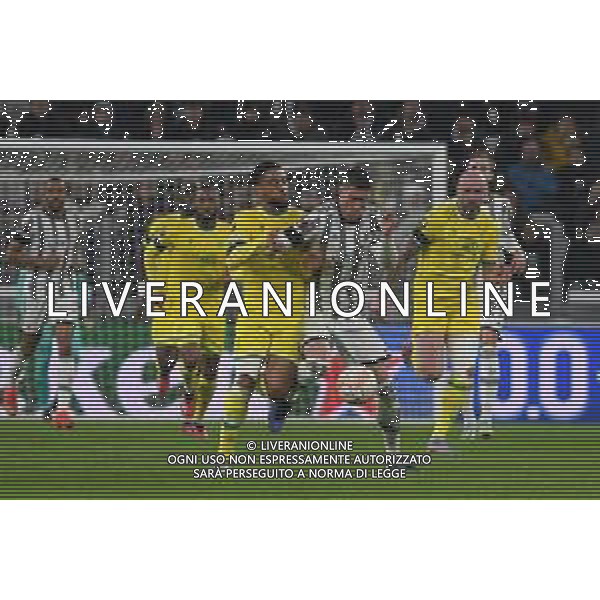 Torino 16.02.2023 Stadio Allianz Stadium ©Manuela Viganti/Agenzia Aldo Liverani Juventus vs Nantes Europa League 2022/2023 Spareggio Andata Nella foto: dusan vlahovic e ludovic blas ©Viganti / AGENZIA ALDO LIVERANI SAS