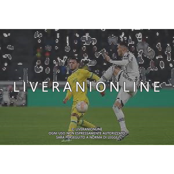Torino 16.02.2023 Stadio Allianz Stadium ©Manuela Viganti/Agenzia Aldo Liverani Juventus vs Nantes Europa League 2022/2023 Spareggio Andata Nella foto: pedro chirivella e filip kostic ©Viganti / AGENZIA ALDO LIVERANI SAS