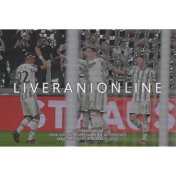 Torino 16.02.2023 Stadio Allianz Stadium ©Manuela Viganti/Agenzia Aldo Liverani Juventus vs Nantes Europa League 2022/2023 Spareggio Andata Nella foto: esultanza juventus dopo il gol di dusan vlahovic ©Viganti / AGENZIA ALDO LIVERANI SAS