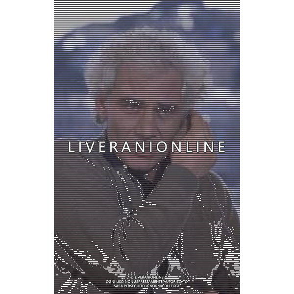 RETROSPETTIVA GIAN MARIA VOLONTE\' ATTORE NELLA FOTO GIAN MARIA VOLONTE\' NELL\'ANNO 1983 A CANNES FOTO ENRICO LIVERANI AG ALDO LIVERANI SAS 