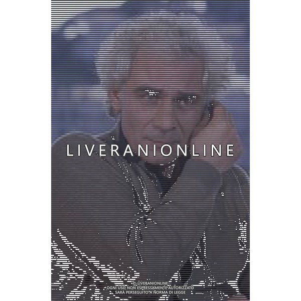 RETROSPETTIVA GIAN MARIA VOLONTE\' ATTORE NELLA FOTO GIAN MARIA VOLONTE\' NELL\'ANNO 1983 A CANNES FOTO ENRICO LIVERANI AG ALDO LIVERANI SAS 