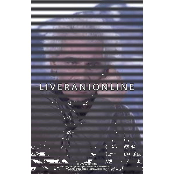 RETROSPETTIVA GIAN MARIA VOLONTE\' ATTORE NELLA FOTO GIAN MARIA VOLONTE\' NELL\'ANNO 1983 A CANNES FOTO ENRICO LIVERANI AG ALDO LIVERANI SAS 