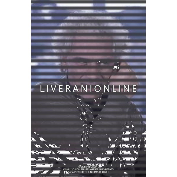 RETROSPETTIVA GIAN MARIA VOLONTE\' ATTORE NELLA FOTO GIAN MARIA VOLONTE\' NELL\'ANNO 1983 A CANNES FOTO ENRICO LIVERANI AG ALDO LIVERANI SAS 