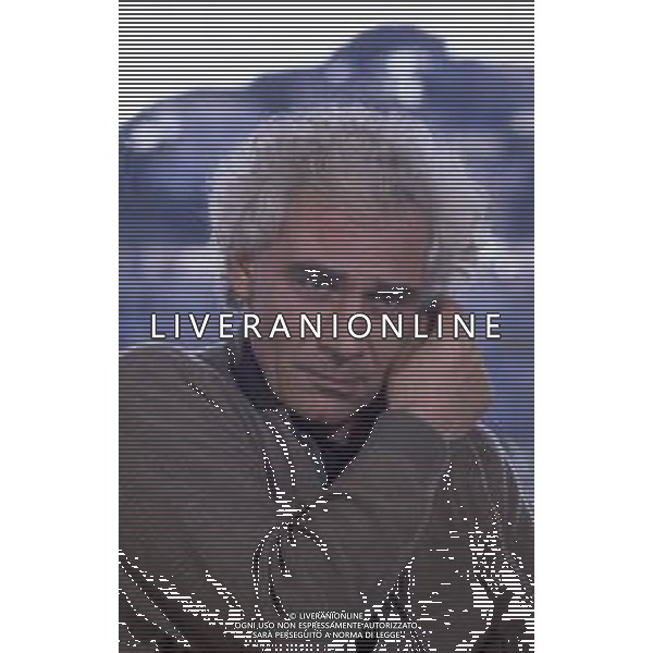 RETROSPETTIVA GIAN MARIA VOLONTE\' ATTORE NELLA FOTO GIAN MARIA VOLONTE\' NELL\'ANNO 1983 A CANNES FOTO ENRICO LIVERANI AG ALDO LIVERANI SAS 