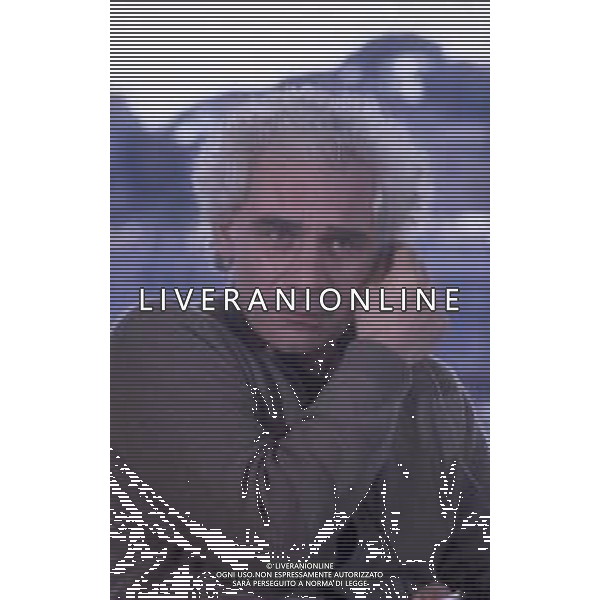 RETROSPETTIVA GIAN MARIA VOLONTE\' ATTORE NELLA FOTO GIAN MARIA VOLONTE\' NELL\'ANNO 1983 A CANNES FOTO ENRICO LIVERANI AG ALDO LIVERANI SAS 