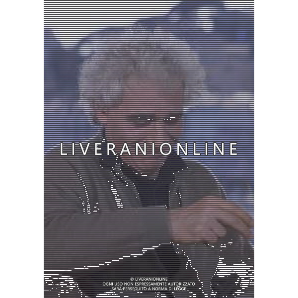 RETROSPETTIVA GIAN MARIA VOLONTE\' ATTORE NELLA FOTO GIAN MARIA VOLONTE\' NELL\'ANNO 1983 A CANNES FOTO ENRICO LIVERANI AG ALDO LIVERANI SAS 