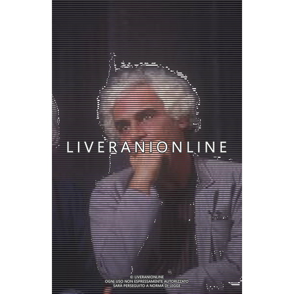 RETROSPETTIVA GIAN MARIA VOLONTE\' ATTORE NELLA FOTO GIAN MARIA VOLONTE\' NELL\'ANNO 1984 A RIMINI  AG ALDO LIVERANI SAS  