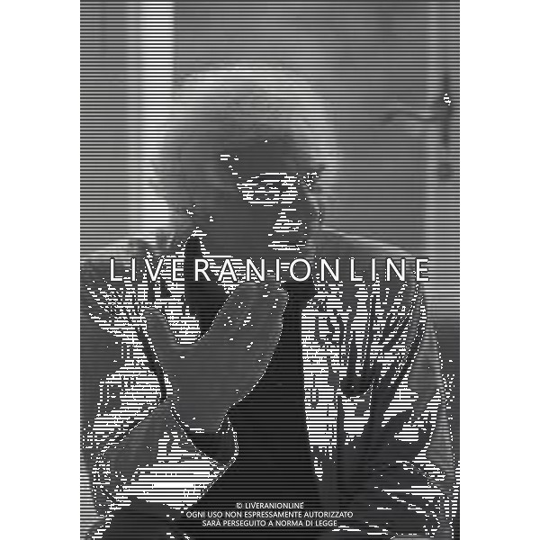 RETROSPETTIVA GIAN MARIA VOLONTE\' ATTORE NELLA FOTO GIAN MARIA VOLONTE\' NELL\'ANNO 1984 A RIMINI AG ALDO LIVERANI SAS 