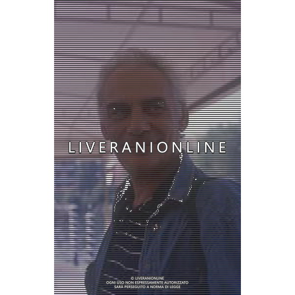 RETROSPETTIVA GIAN MARIA VOLONTE\' ATTORE NELLA FOTO GIAN MARIA VOLONTE\' NELL\'ANNO 1984 A VENEZIA  AG ALDO LIVERANI SAS  