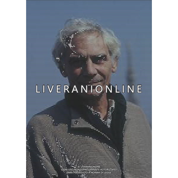RETROSPETTIVA GIAN MARIA VOLONTE\' ATTORE NELLA FOTO GIAN MARIA VOLONTE \' A MILANO NELL\'ANNO 1990 TERRAZZA MARTINI AG ALDO LIVERANI SAS 