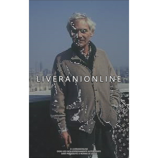 RETROSPETTIVA GIAN MARIA VOLONTE\' ATTORE NELLA FOTO GIAN MARIA VOLONTE \' A MILANO NELL\'ANNO 1990 TERRAZZA MARTINI AG ALDO LIVERANI SAS 
