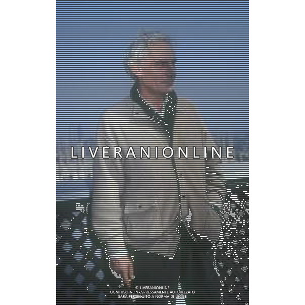 RETROSPETTIVA GIAN MARIA VOLONTE\' ATTORE NELLA FOTO GIAN MARIA VOLONTE \' A MILANO NELL\'ANNO 1990 TERRAZZA MARTINI AG ALDO LIVERANI SAS 