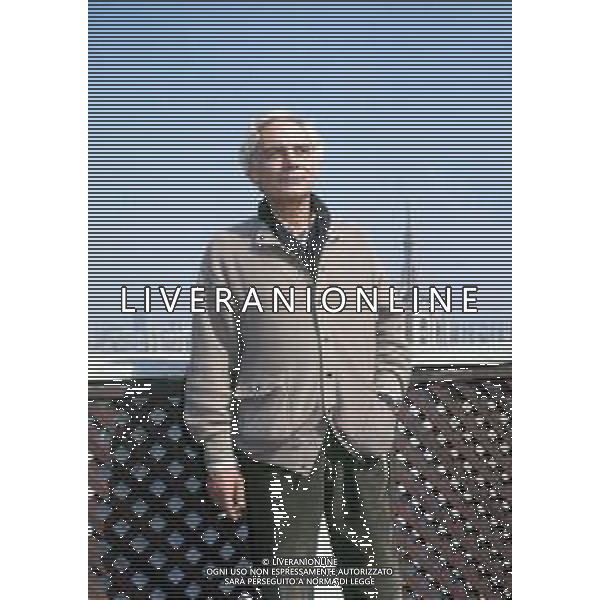 RETROSPETTIVA GIAN MARIA VOLONTE\' ATTORE NELLA FOTO GIAN MARIA VOLONTE \' A MILANO NELL\'ANNO 1990 TERRAZZA MARTINI AG ALDO LIVERANI SAS 
