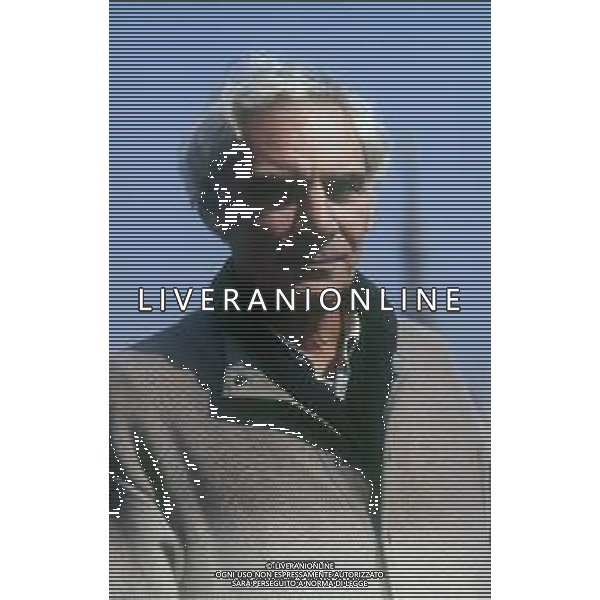 RETROSPETTIVA GIAN MARIA VOLONTE\' ATTORE NELLA FOTO GIAN MARIA VOLONTE \' A MILANO NELL\'ANNO 1990 TERRAZZA MARTINI AG ALDO LIVERANI SAS 