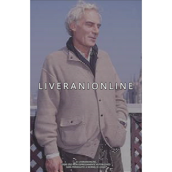 RETROSPETTIVA GIAN MARIA VOLONTE\' ATTORE NELLA FOTO GIAN MARIA VOLONTE \' A MILANO NELL\'ANNO 1990 TERRAZZA MARTINI AG ALDO LIVERANI SAS 