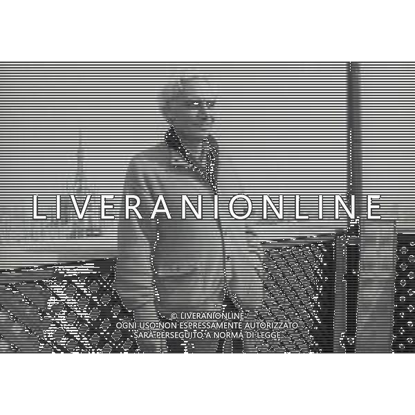 RETROSPETTIVA GIAN MARIA VOLONTE\' ATTORE NELLA FOTO GIAN MARIA VOLONTE \' A MILANO NELL\'ANNO 1990 TERRAZZA MARTINI AG ALDO LIVERANI SAS 
