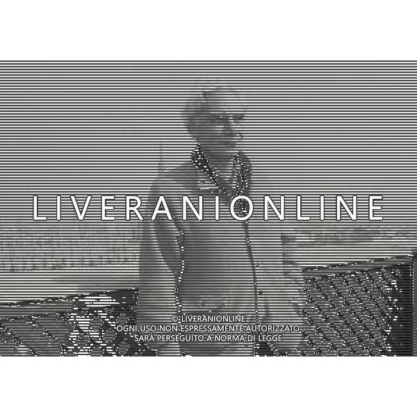 RETROSPETTIVA GIAN MARIA VOLONTE\' ATTORE NELLA FOTO GIAN MARIA VOLONTE \' A MILANO NELL\'ANNO 1990 TERRAZZA MARTINI AG ALDO LIVERANI SAS 