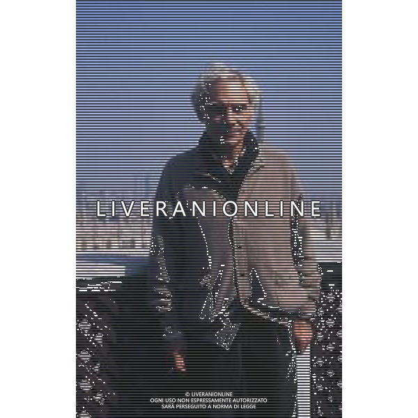 RETROSPETTIVA GIAN MARIA VOLONTE\' ATTORE NELLA FOTO GIAN MARIA VOLONTE \' A MILANO NELL\'ANNO 1990 TERRAZZA MARTINI AG ALDO LIVERANI SAS 