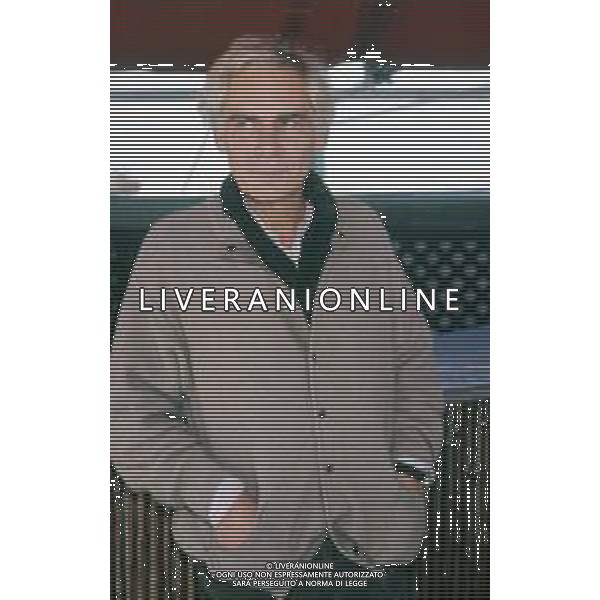 RETROSPETTIVA GIAN MARIA VOLONTE\' ATTORE NELLA FOTO GIAN MARIA VOLONTE \' A MILANO NELL\'ANNO 1990 TERRAZZA MARTINI AG ALDO LIVERANI SAS 