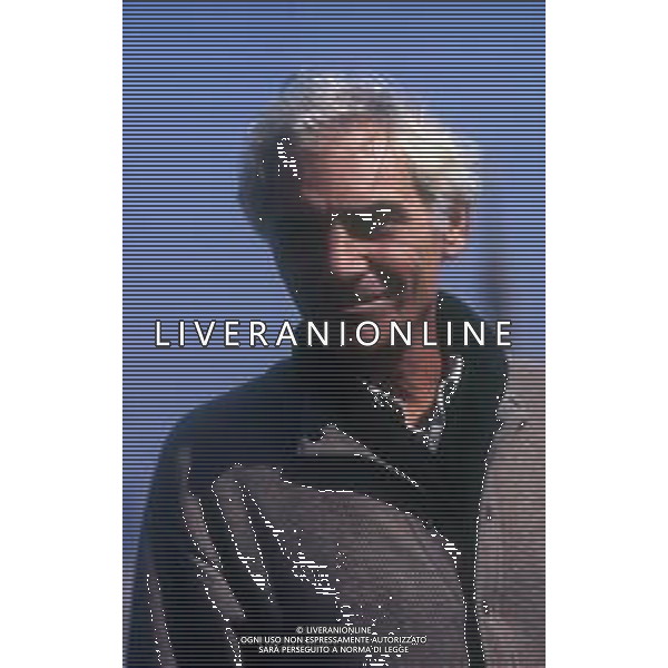 RETROSPETTIVA GIAN MARIA VOLONTE\' ATTORE NELLA FOTO GIAN MARIA VOLONTE \' A MILANO NELL\'ANNO 1990 TERRAZZA MARTINI AG ALDO LIVERANI SAS 