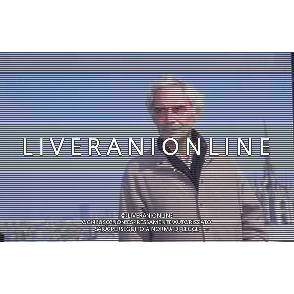 RETROSPETTIVA GIAN MARIA VOLONTE\' ATTORE NELLA FOTO GIAN MARIA VOLONTE \' A MILANO NELL\'ANNO 1990 TERRAZZA MARTINI AG ALDO LIVERANI SAS 