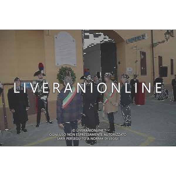 IMOLA 17 02 2023 COMMEMORAZIONE DEL CAPITANO DEI CARABINIERI GIUSEPPE PULICARI UCCISO DAI CRIMINALI 44 ANNI FA NELLA FOTO SINDACO DI IMOLA MARCO PANIERI COMANDANTE PROVINCIALE DEI CARABINIERI COLONNELLO RODOLFO SANTOVITO