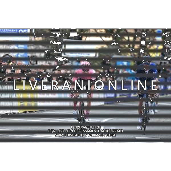17-02-2023 Tour Des Alpes Maritimes Et Du Var; Tappa 01 Saint Raphael - Ramatuelle; 2023, Ef Education - Easypost; Powless, Neilson; Ramatuelle; ©SIROTTI / AGENZIA ALDO LIVERANI SAS