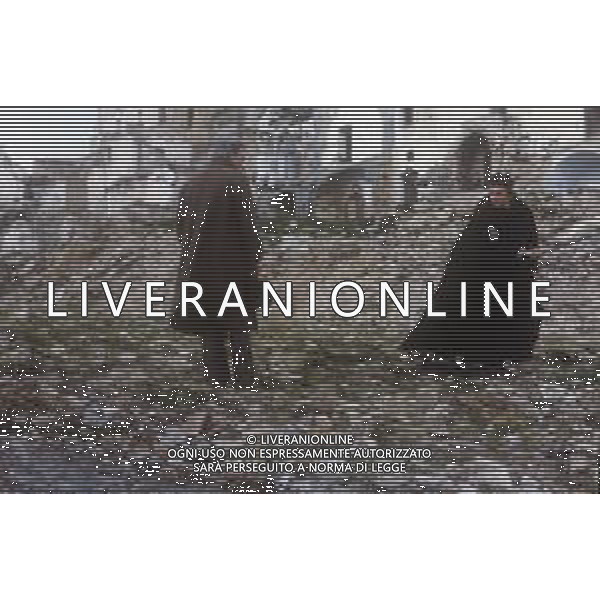 RETROSPETTIVA GIAN MARIA VOLONTE\' ATTORE NELLA FOTO GIAN MARIA VOLONTE\' NEL FILM“CRISTO SI E\' FERMATO A EBOLI NELL\'ANNO 1982 FOTO FIRMINO PALMIERI AG GIOVANNI LIVERANI-AG ALDO LIVERANI SAS