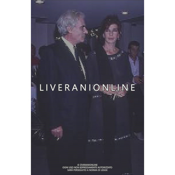 RETROSPETTIVA GIAN MARIA VOLONTE\' ATTORE NELLA FOTO GIAN MARIA VOLONTE \' A VENEZIA NELL\'ANNO 1991 CON ANGELICA IPPOLITO AG ALDO LIVERANI SAS 