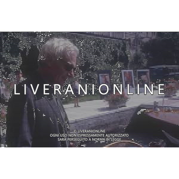 RETROSPETTIVA GIAN MARIA VOLONTE\' ATTORE NELLA FOTO GIAN MARIA VOLONTE \' A VENEZIA NELL\'ANNO 1991 AG ALDO LIVERANI SAS 