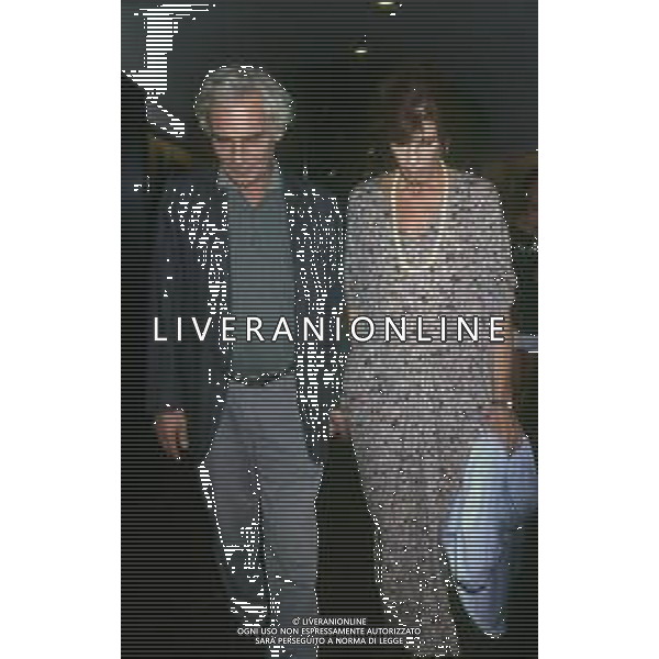 RETROSPETTIVA GIAN MARIA VOLONTE\' ATTORE NELLA FOTO GIAN MARIA VOLONTE \' A VENEZIA NELL\'ANNO 1991 CON ANGELICA IPPOLITO AG ALDO LIVERANI SAS 
