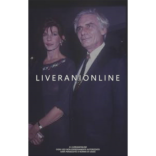RETROSPETTIVA GIAN MARIA VOLONTE\' ATTORE NELLA FOTO GIAN MARIA VOLONTE \' A VENEZIA NELL\'ANNO 1991 CON ANGELICA IPPOLITO AG ALDO LIVERANI SAS 