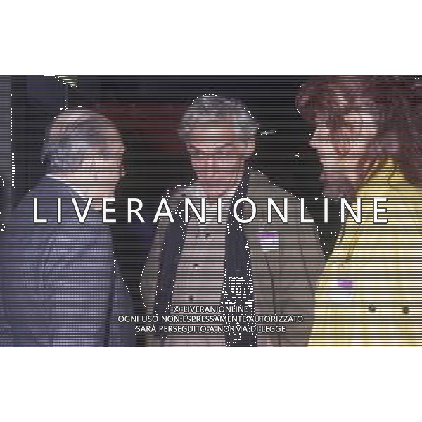 RETROSPETTIVA GIAN MARIA VOLONTE\' ATTORE NELLA FOTO GIAN MARIA VOLONTE \' A VENEZIA NELL\'ANNO 1991 CON ANGELICA IPPOLITO AG ALDO LIVERANI SAS 