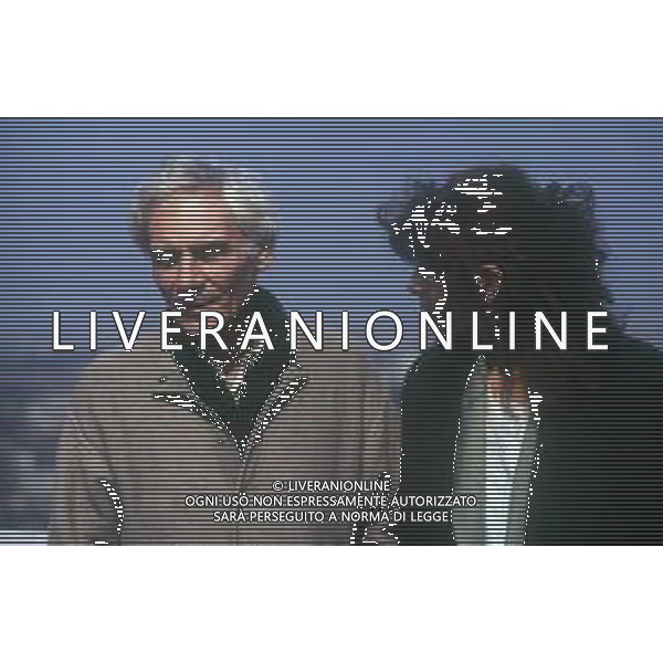 RETROSPETTIVA GIAN MARIA VOLONTE\' ATTORE NELLA FOTO GIAN MARIA VOLONTE \' A MILANO NELL\'ANNO 1990 TERRAZZA MARTINI E ANGELICA IPPOLITO AG ALDO LIVERANI SAS 