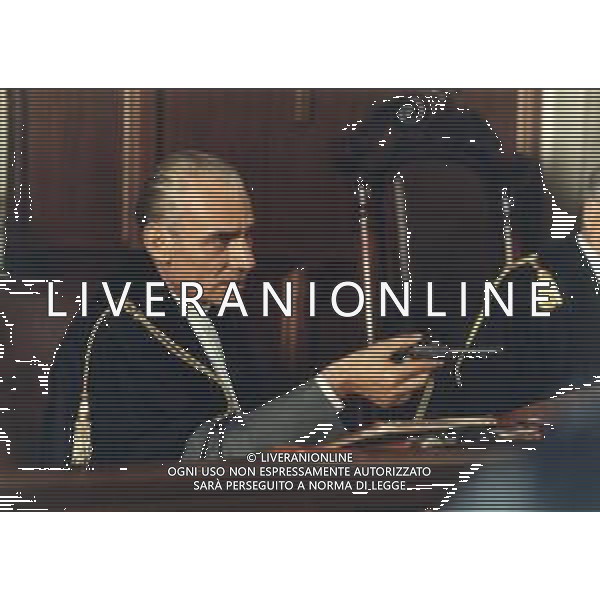 RETROSPETTIVA GIAN MARIA VOLONTE\' ATTORE NELLA FOTO GIAN MARIA VOLONTE \' SET DEL FILM “PORTE APERTE “ ANNO 1990 AG ALDO LIVERANI SAS  