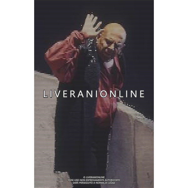 RETROSPETTIVA ENRICO MARIA SALERNO ATTORE NELLA FOTO ENRICO MARIA SALERNO NELL\'ANNO 1986 IN TEATRO “OTELLO“ AG ALDO LIVERANI SAS 
