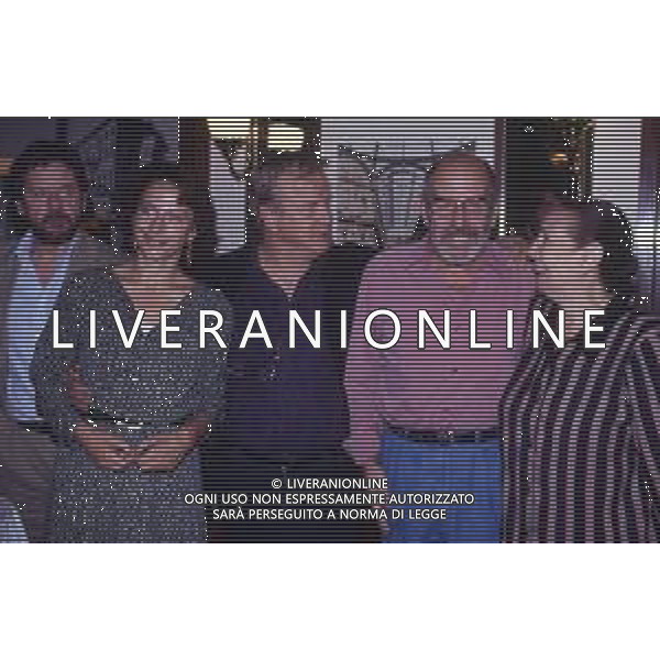 RETROSPETTIVA ENRICO MARIA SALERNO ATTORE NELLA FOTO ENRICO MARIA SALERNO NELL\'ANNO 1991 A MILANO CON FRANCO ZEFFIRELLI AG ALDO LIVERANI SAS 