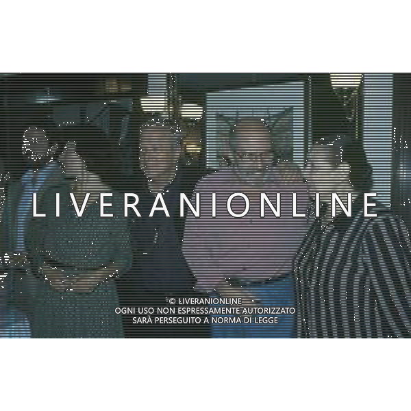 RETROSPETTIVA ENRICO MARIA SALERNO ATTORE NELLA FOTO ENRICO MARIA SALERNO NELL\'ANNO 1991 A MILANO CON FRANCO ZEFFIRELLI AG ALDO LIVERANI SAS 