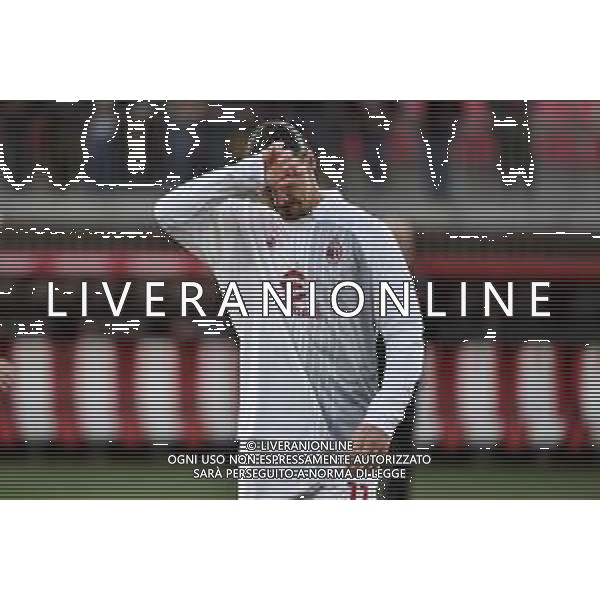 Zlatan Ibrahimovic (Milan) durante il riscaldamento nel prepartita Monza vs Milan Monza 18-02-2023 U-Power Stadium Campionato Serie A TIM - 23a giornata foto Roberto Garavaglia/ag. Aldo Liverani sas / AGENZIA ALDO LIVERANI SAS